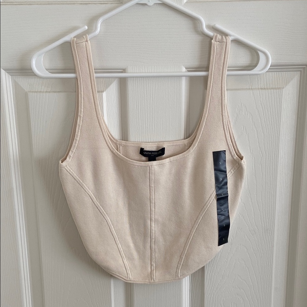 Banana Republic Corset Tank, Small, NWT